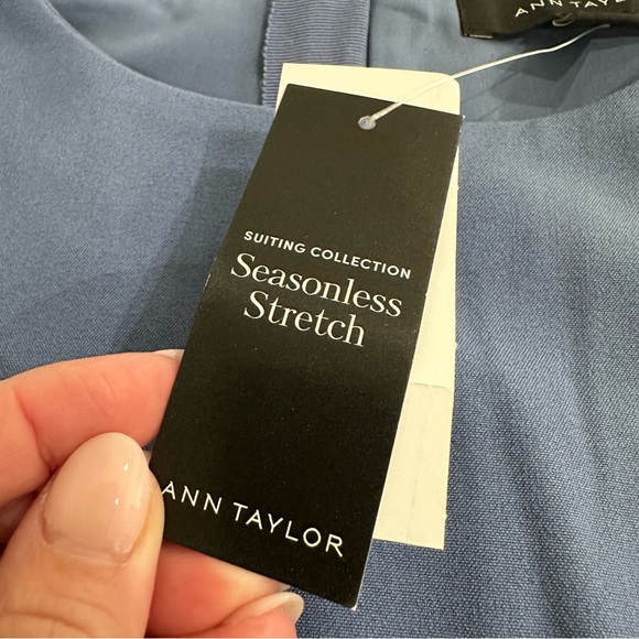 NWT Ann Taylor Classic Blue Suiting Collection Dress Size 2 - Picture 4 of 12